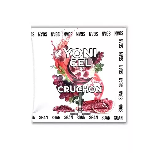 Лубрикант для орального секса S Gan Yoni Gel "Cruchon" со вкусом коктейля Крюшон - 5 мл.