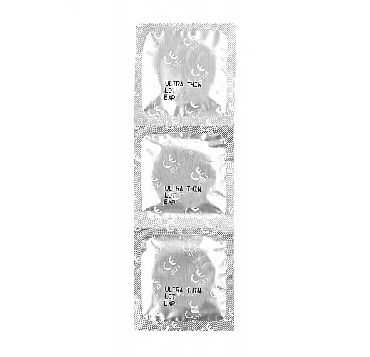 Ультратонкие презервативы Ganzo "Ultra Thin" Black Edition с обильной силиконовой смазкой - 3 шт.