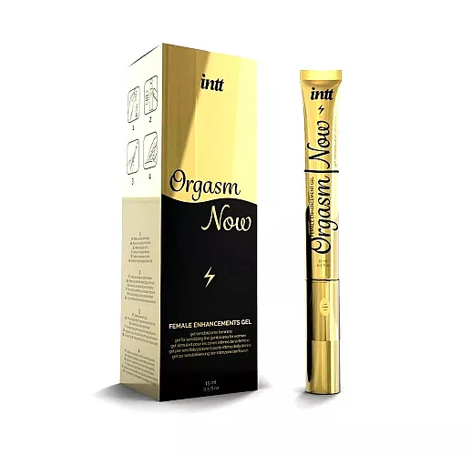 Женский возбуждающий гель intt "Orgasm Now" с вибрирующим наконечником - 15 мл.