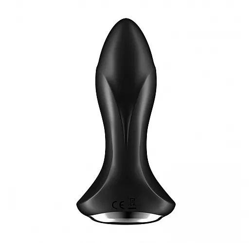 Анальный вибратор Satisfyer "Rotator Plug 1+" с вращением бусин, IPX7, USB, Bluetooth/App  - 12,8 см Анальный вибратор Satisfyer "Rotator Plug 1+" с вращением бусин, IPX7, USB, Bluetooth/App  - 12,8 см