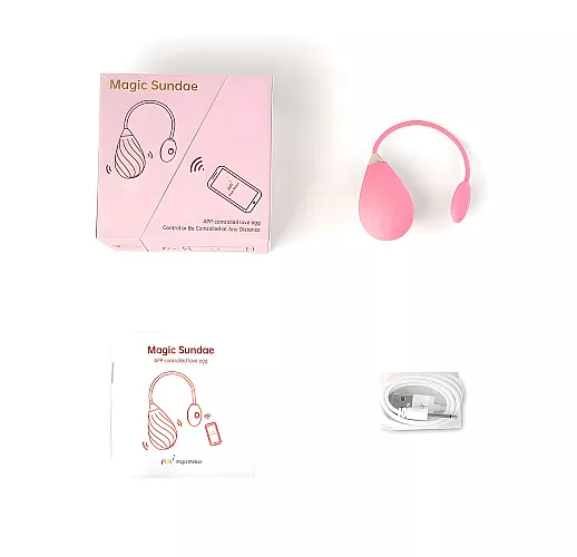 Интерактивное виброяйцо Magic Motion "Magic Sundae" с управлением со смартфона, IPX6, USB, Bluetooth