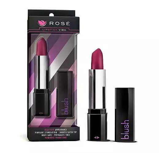 Вибратор в форме помады Rose Lipstick Vibe