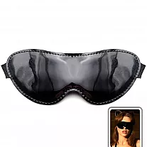 Эксклюзивная лакированная чёрная маска Arsenal "Boss Babe Barbie" на резиночке