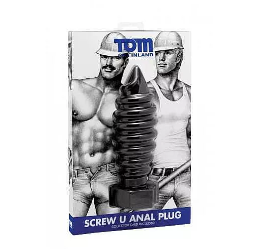 Анальная пробка с ребрами Tom of Finland - 20 см.