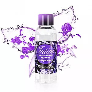 Массажное масло-лубрикант Intim Silicon 2в1 для эротического массажа и интимной близости - 50 мл.