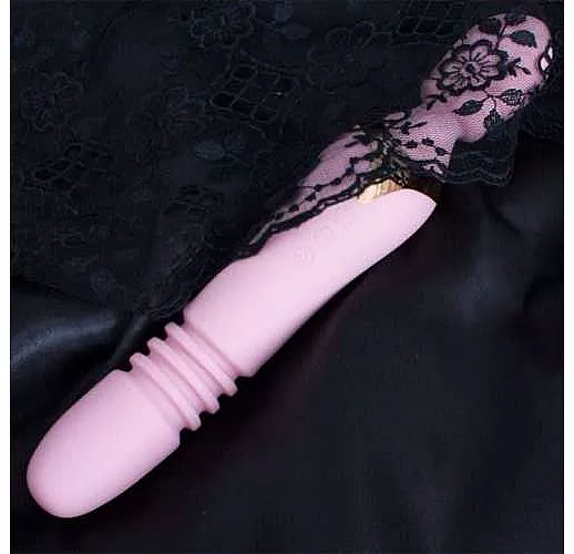 Двусторонний жезловый вибратор Fakel с нагревом - 24 см.