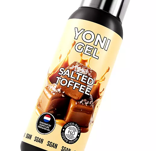 Лубрикант для орального секса S Gan Yoni Gel "Salted Toffee" со вкусом солёной карамели - 100 мл.
