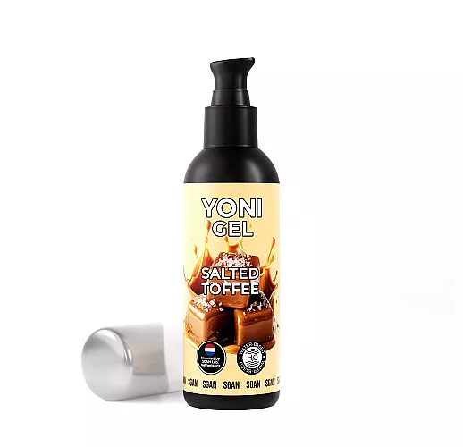 Лубрикант для орального секса S Gan Yoni Gel "Salted Toffee" со вкусом солёной карамели - 100 мл.