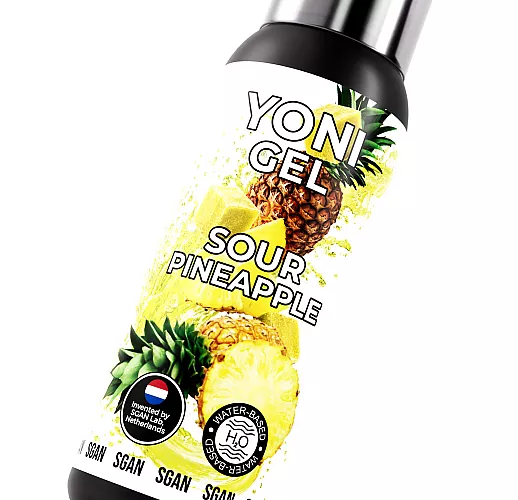 Лубрикант для орального секса S Gan Yoni Gel "Sour Pineapple" со вкусом кислого ананаса - 100 мл.