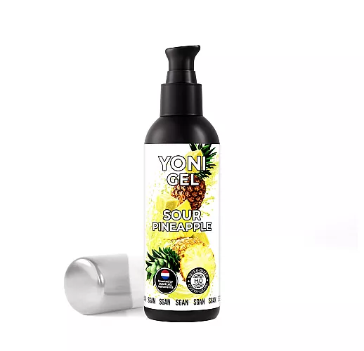 Лубрикант для орального секса S Gan Yoni Gel "Sour Pineapple" со вкусом кислого ананаса - 100 мл.