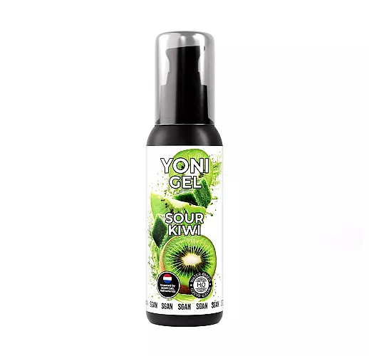 Лубрикант для орального секса S Gan Yoni Gel "Sour Kiwi" со вкусом кислого киви - 100 мл.