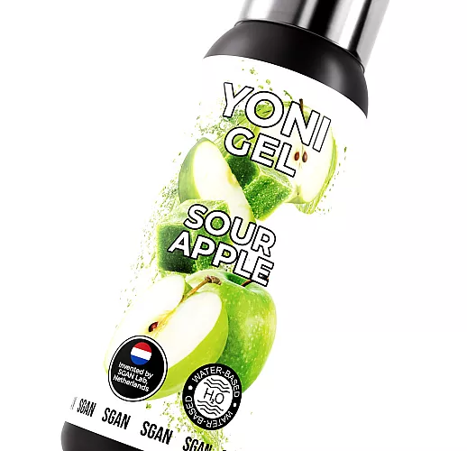 Лубрикант для орального секса S Gan Yoni Gel "Sour Apple" со вкусом кислого яблока - 100 мл.
