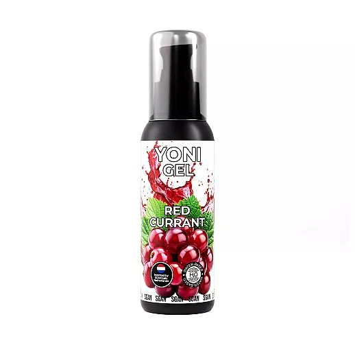 Лубрикант для орального секса S Gan Yoni Gel "Red Currant" со вкусом красной смородины - 100 мл.
