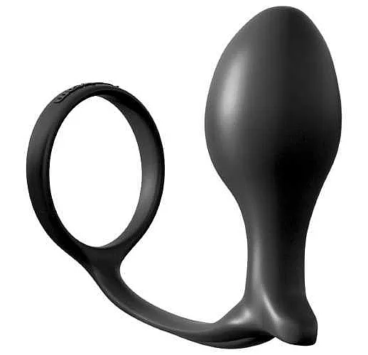 Анальная пробка с эрекционным кольцом Ass-Gasm Cockring Advanced Plug