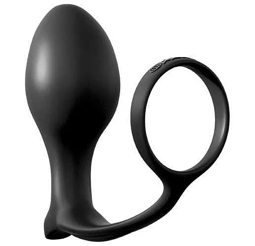 Анальная пробка с эрекционным кольцом Ass-Gasm Cockring Advanced Plug