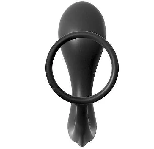 Анальная пробка с эрекционным кольцом Ass-Gasm Cockring Advanced Plug