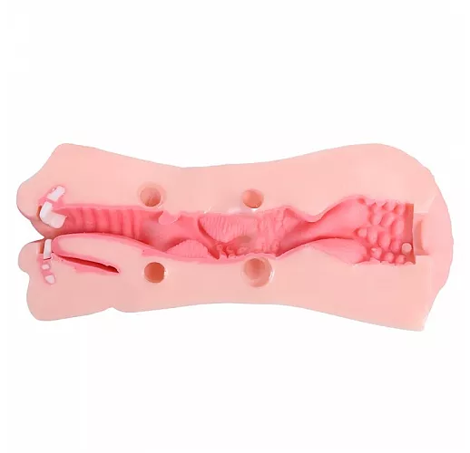 Двусторонний мастурбатор вагина и ротик Svakom "Debby" с ультра реалистичным видом и структурой