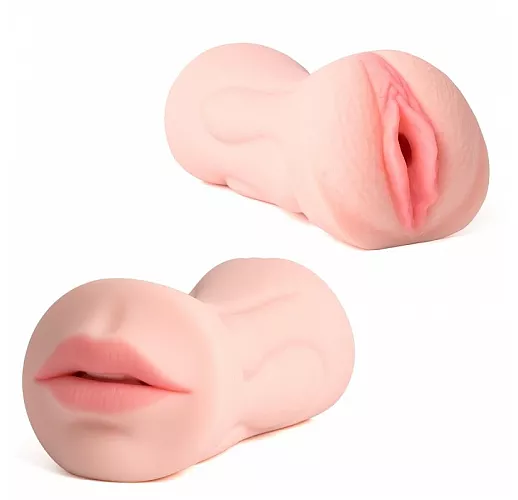 Двусторонний мастурбатор вагина и ротик Svakom "Debby" с ультра реалистичным видом и структурой