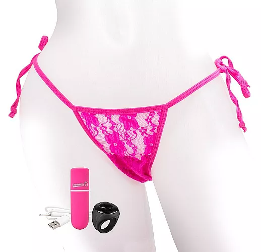 Розовые вибротрусики Remote Control Panty Vibe