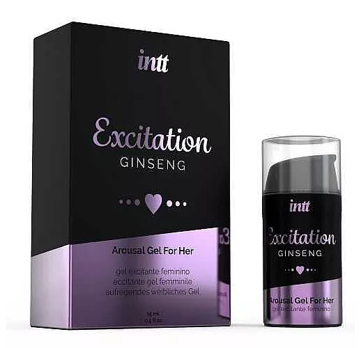 Женский возбуждающий гель intt "Excitation Ginseng" с женьшенем для выработки эстрогена - 15 мл.