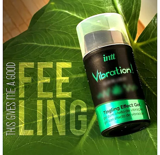 Гель-возбудитель «жидкий вибратор» intt "Vibra! Ganjah" с экстрактом «Acmella Oleracea» - 15 мл.
