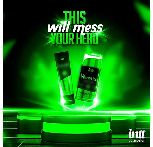 Гель-возбудитель «жидкий вибратор» intt "Vibra! Ganjah" с экстрактом «Acmella Oleracea» - 15 мл.