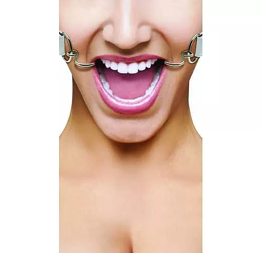 Белый расширяющий кляп Hook Gag