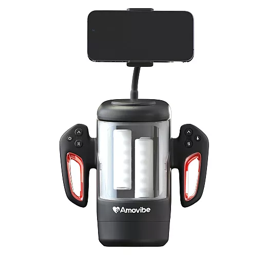 Автоматический гейм-мастурбатор Amovibe "Game King" c «трением», вибрацией, нагревом, IPX6, USB