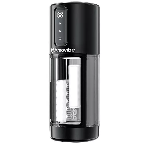 Автоматический кибер-мастурбатор Amovibe "Bliss" c режимами «трения», вибрации и нагрева, IPX6, USB