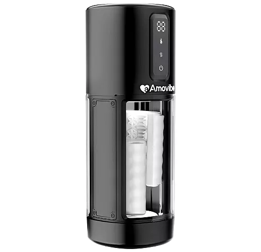 Автоматический кибер-мастурбатор Amovibe "Bliss" c режимами «трения», вибрации и нагрева, IPX6, USB