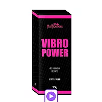 «Жидкий вибратор» Hot Flowers "Vibro Power Tutti" для оральных ласк, со вкусом тутти-фрутти - 15 гр.