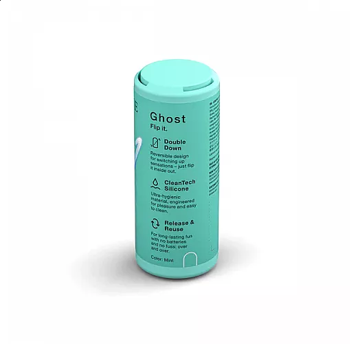 Мятный двусторонний мастурбатор Arcwave "Ghost Pocket Stroker Mint" из силикона "CleanTech"