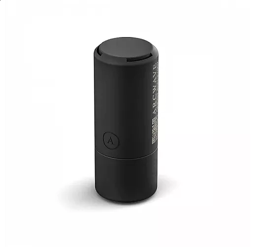 Чёрный двусторонний мастурбатор Arcwave "Ghost Pocket Stroker Black" из силикона "CleanTech"