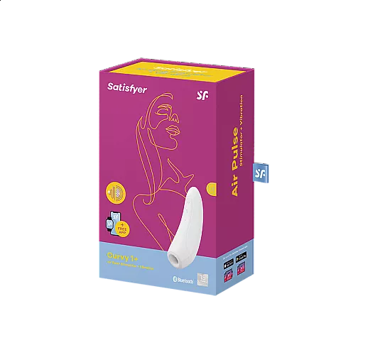 Белый вакуум-волновой стимулятор Satisfyer Curvy 1+