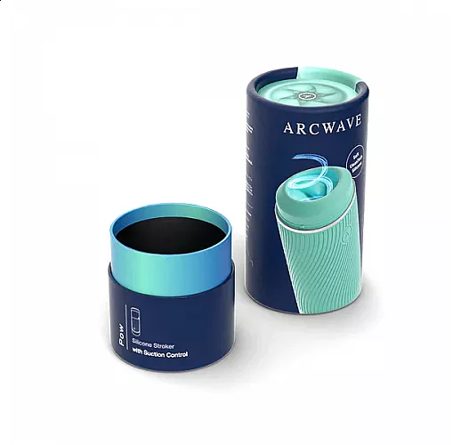 Мятный мастурбатор Arcwave "Pow Stroker Mint" с контролем всасывания и силиконом "CleanTech"